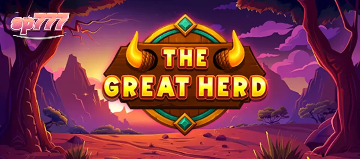 Pemandangan sabana Afrika yang megah di slot The Great Herd